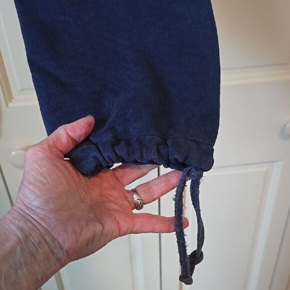 Polo by Ralph Lauren Blue Track Pants with Elastic Cuffs - Picture 3 of 8